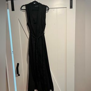 Naked, wardrobe, vest, duster with a tie around the waist